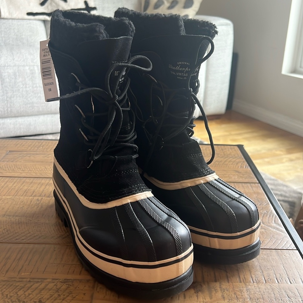 Weatherproof | Men's Jason Winter Boots | Black | Size 8